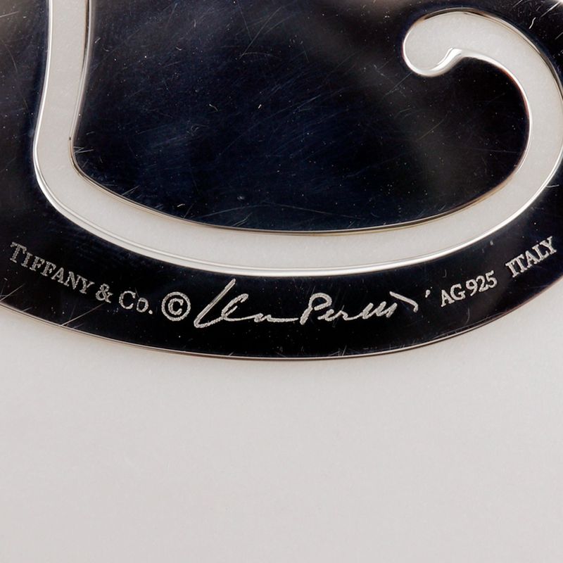 Tiffany & Co Bookmark Heart Elsa Peretti Silver 925 Ladies' Other Miscellaneous