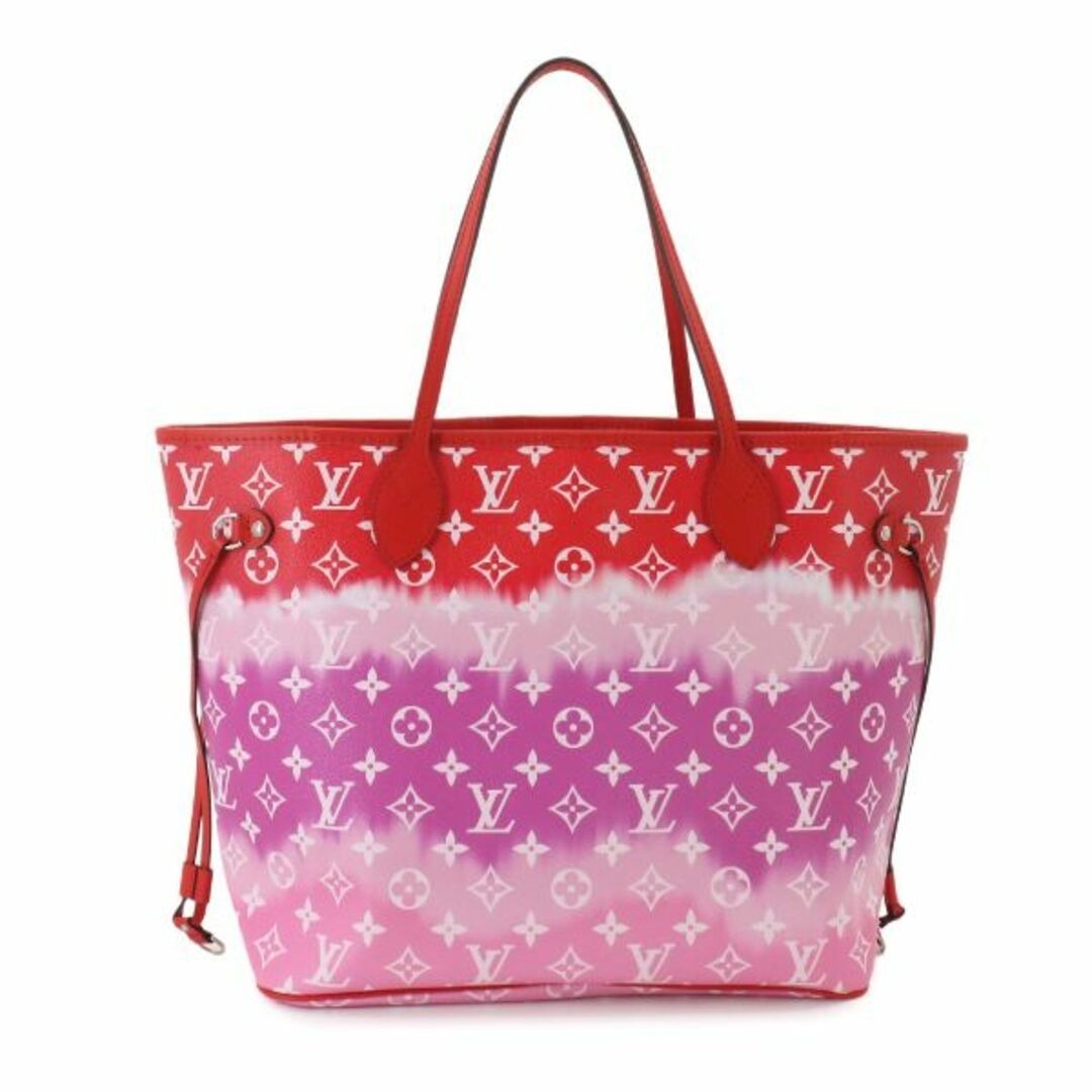 Louis Vuitton Neverfull Monogram Escale MM Tote Shoulder Bag Rouge Red