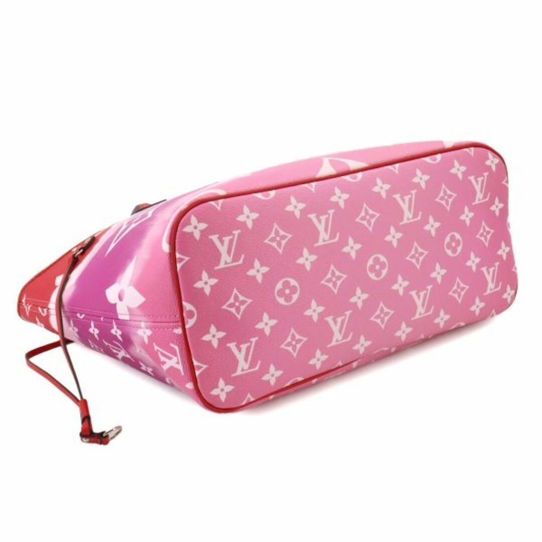 Louis Vuitton Neverfull Monogram Escale MM Tote Shoulder Bag Rouge Red