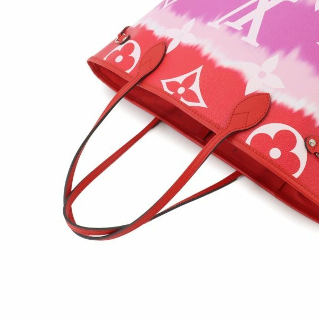 Louis Vuitton Neverfull Monogram Escale MM Tote Shoulder Bag Rouge Red