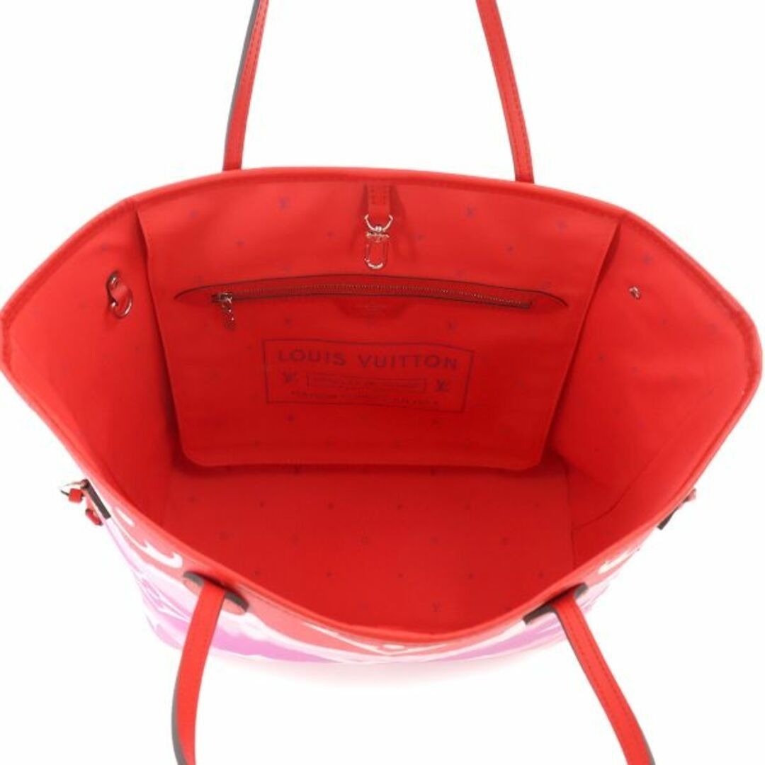 Louis Vuitton Neverfull Monogram Escale MM Tote Shoulder Bag Rouge Red