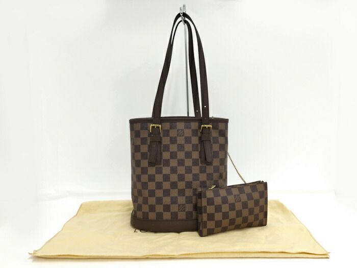 Louis Vuitton Marais Damier Ebène Tote Bag N42240