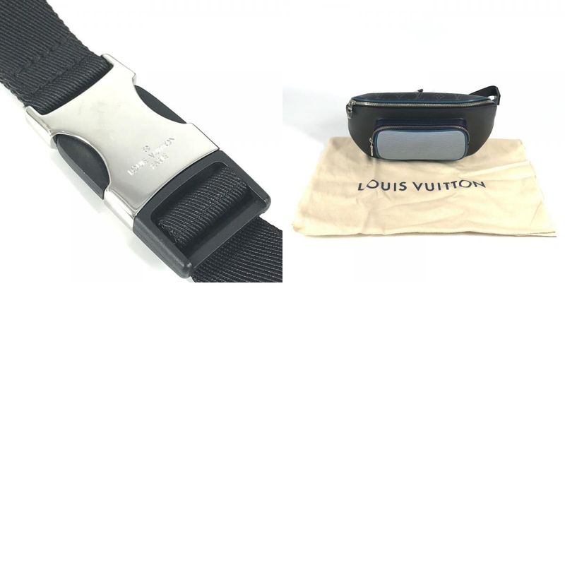 Louis Vuitton Body Bag Bum Bag M53420 Epi Leather Navy