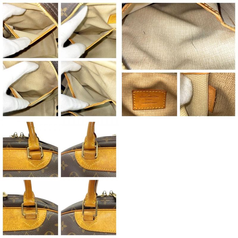 Louis Vuitton M42228 Monogram PVC Trouville Handbag Brown 326311 Handbag