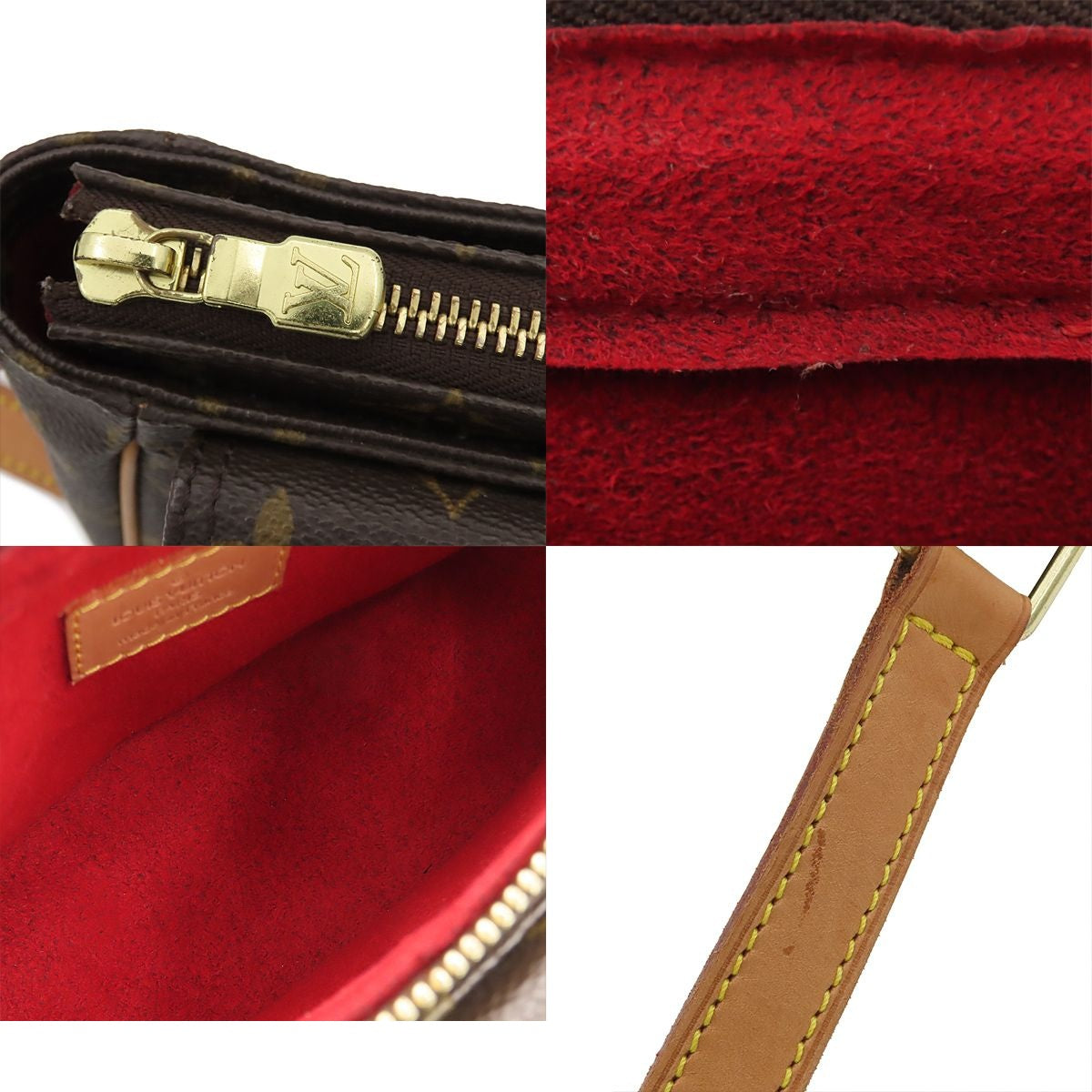 Louis Vuitton Viva Cite PM Brown Gold Monogram Canvas Shoulder Bag — view 8