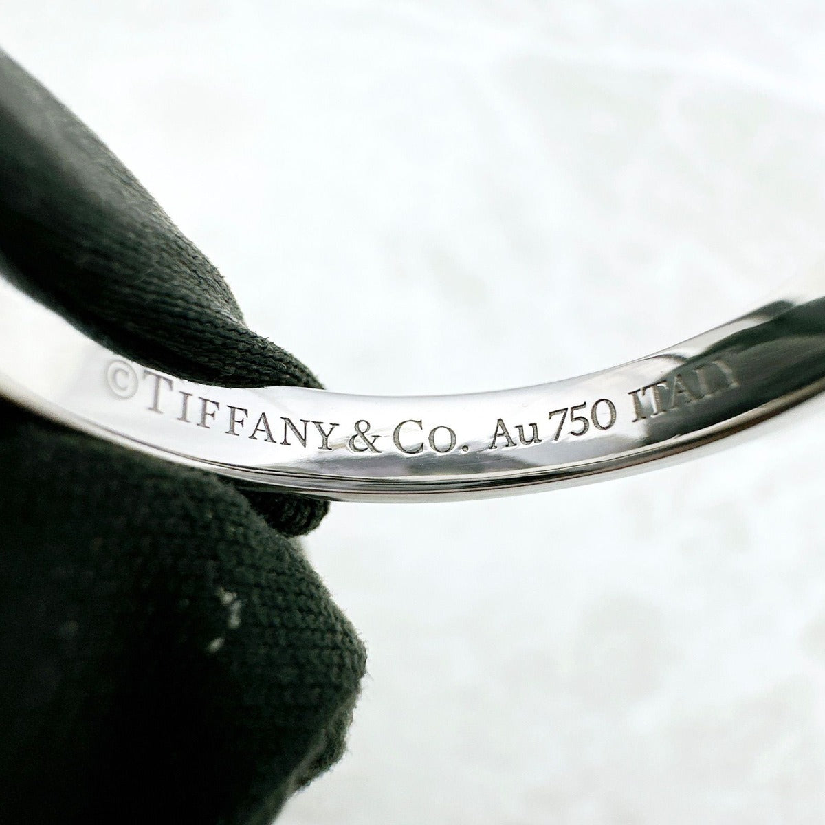 Tiffany & Co. Atlas Crochet d'Oro White Gold Ring — view 6