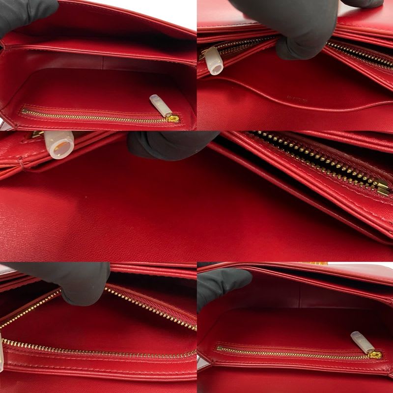 Celine Teen Triomphe Logo Hardware Leather