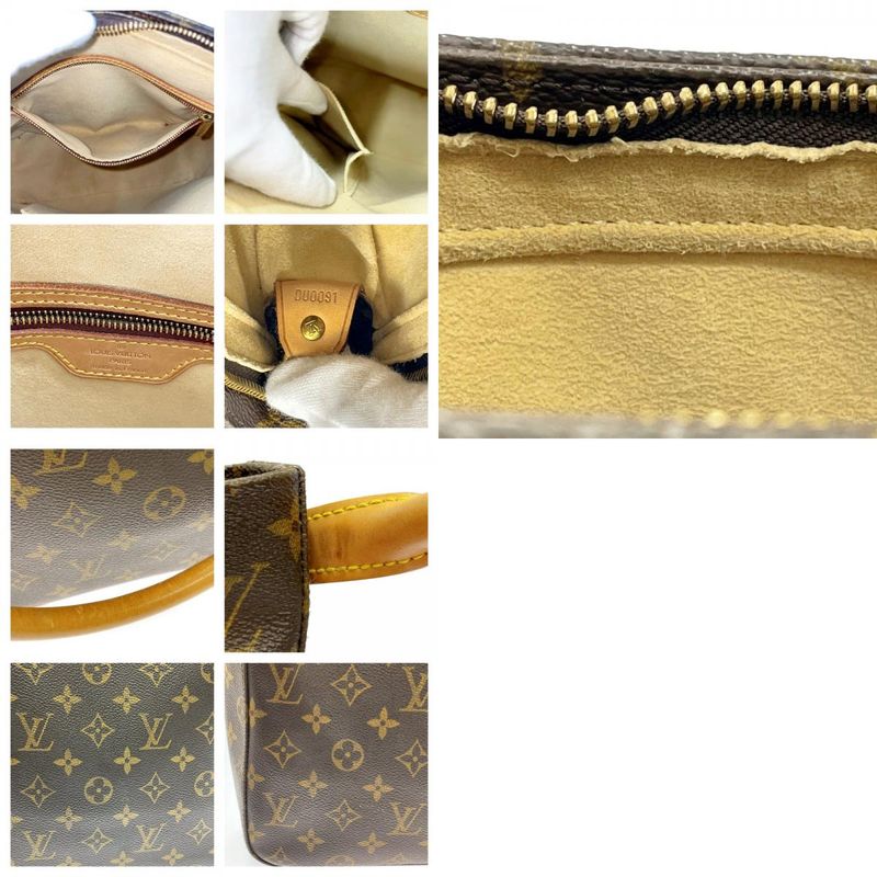 Louis Vuitton M51145 Monogram PVC Looping GM Shoulder Bag Brown 333551 Shoulder