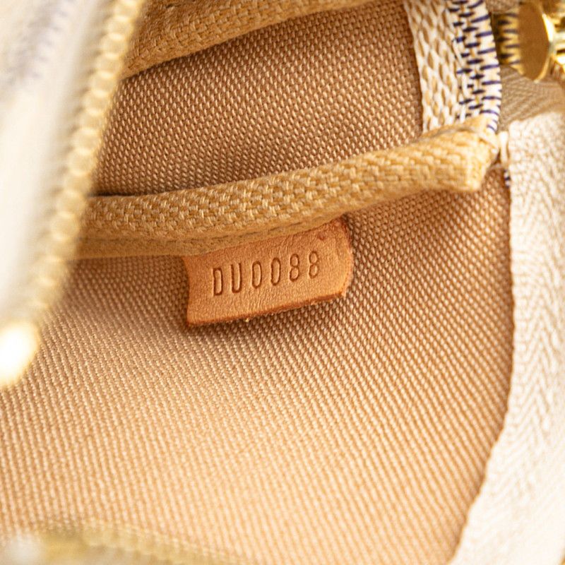 Louis Vuitton Damier Azure Mini Pochette Accessoire Accessory Pouch Handbag