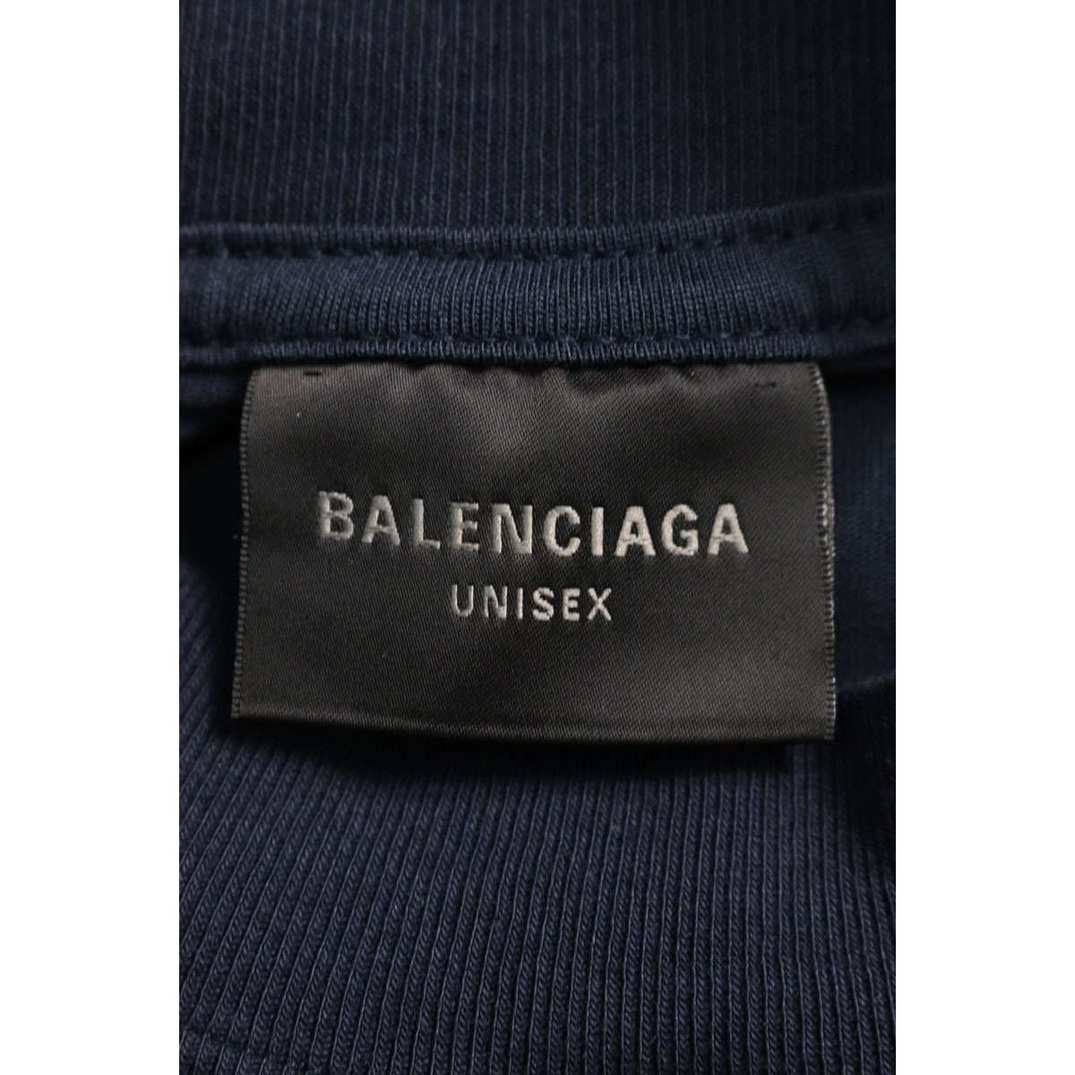 Balenciaga 720406 Tnvv1 BB Be Different Print Layered Hoodie Men's 2 — view 3