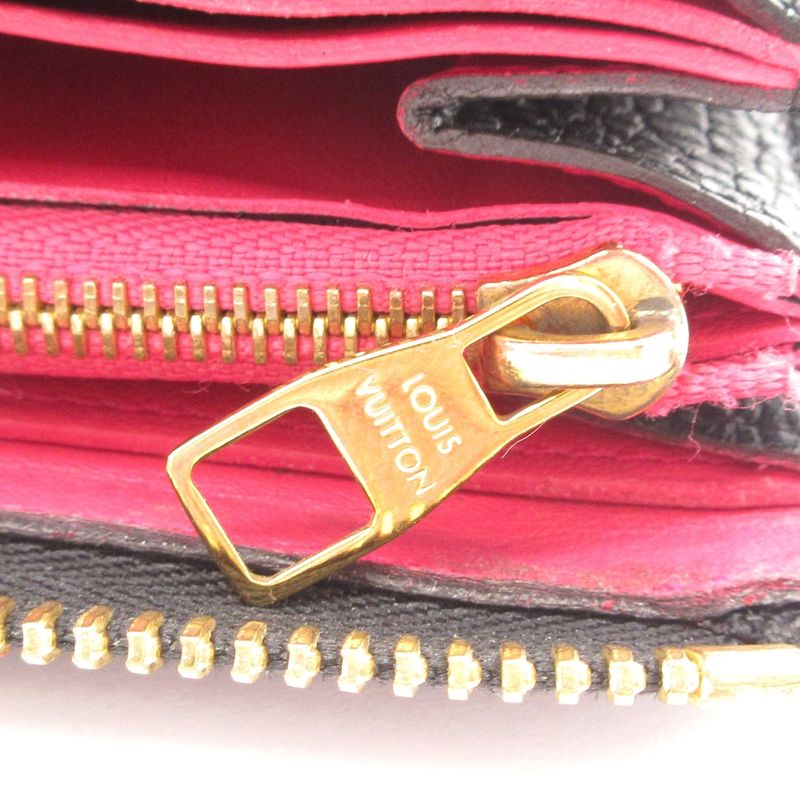 Louis Vuitton Cuir Taurillon Portefeuille Comete M63102 Noir Black Leather