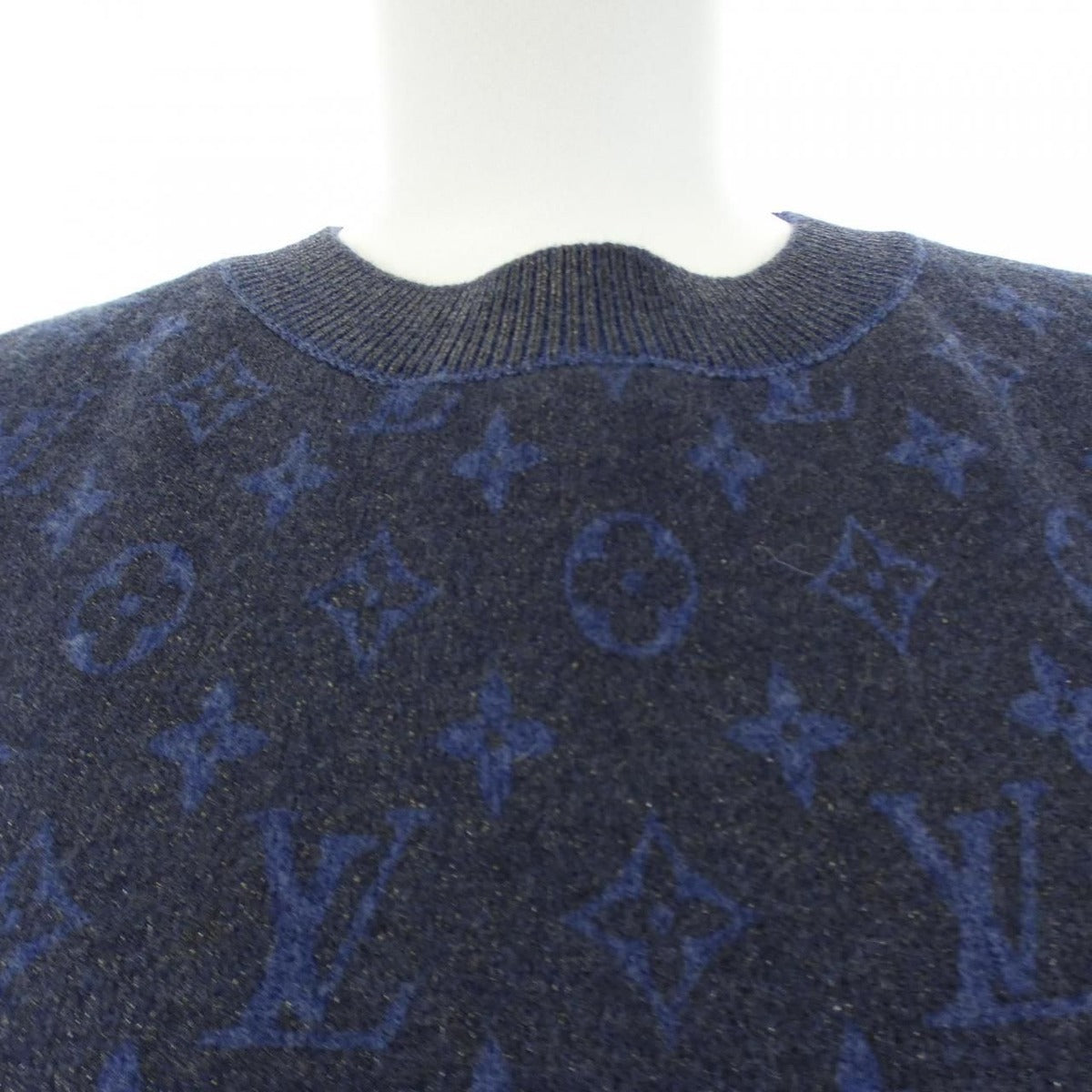 Louis Vuitton Dress Cashmere Navy — view 5