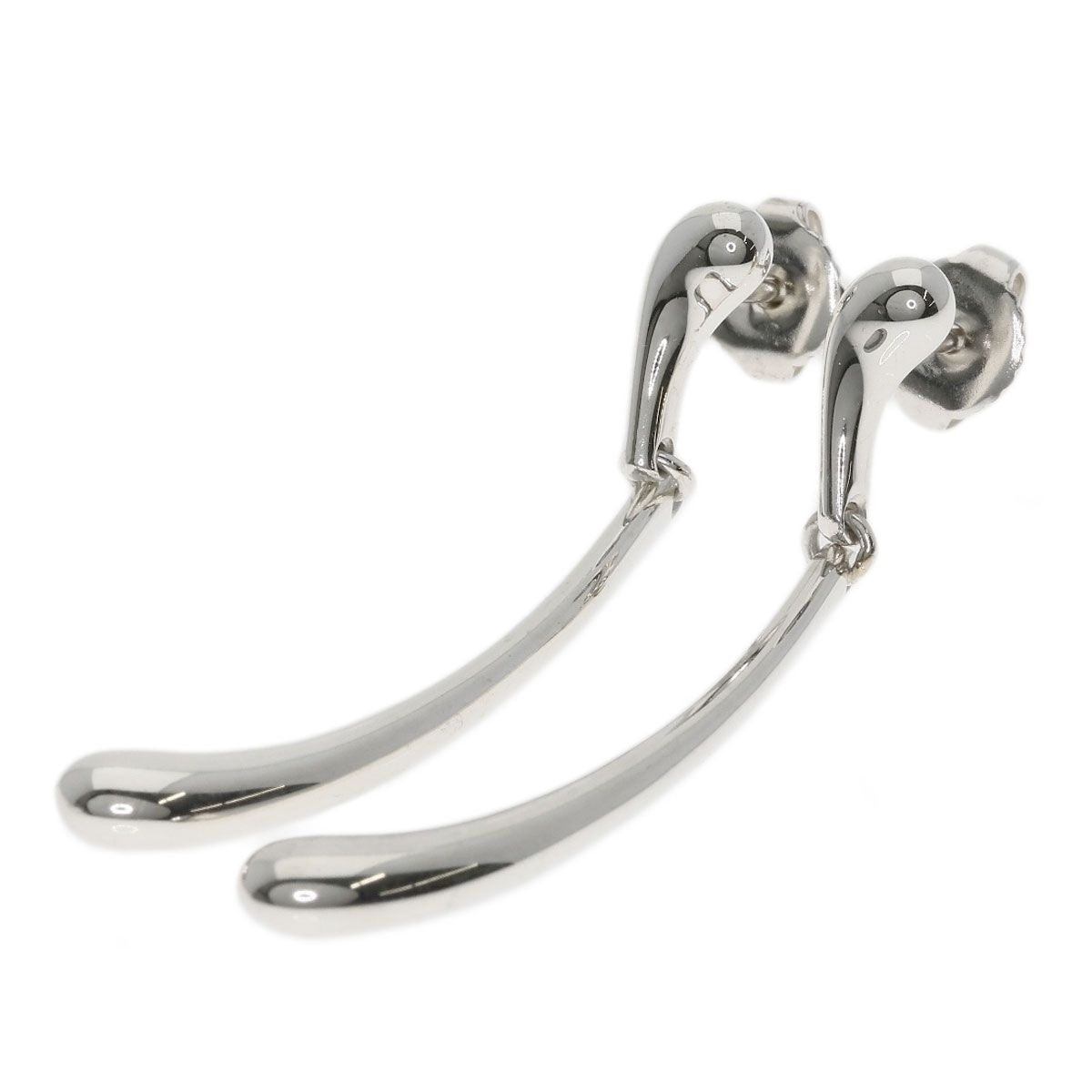 Tiffany & Co. Elongated Teardrop Earrings 14K