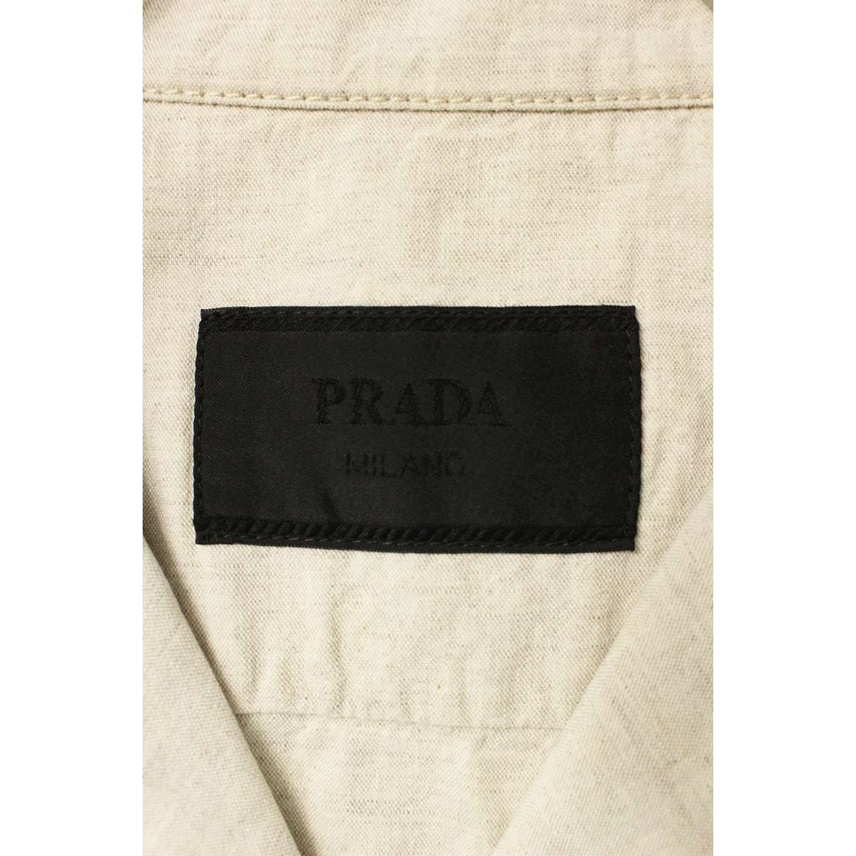 Prada Triangle Logo Pre Top Short Sleeve Shirt — view 3
