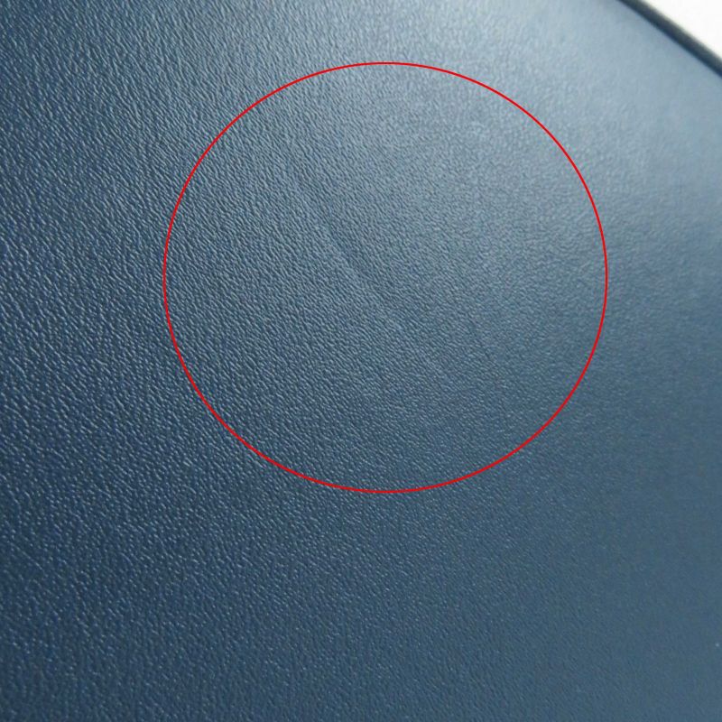 LOEWE Anagram Shape Pressed Heel Pouch/crossbody Leather Shoulder Bag Blue