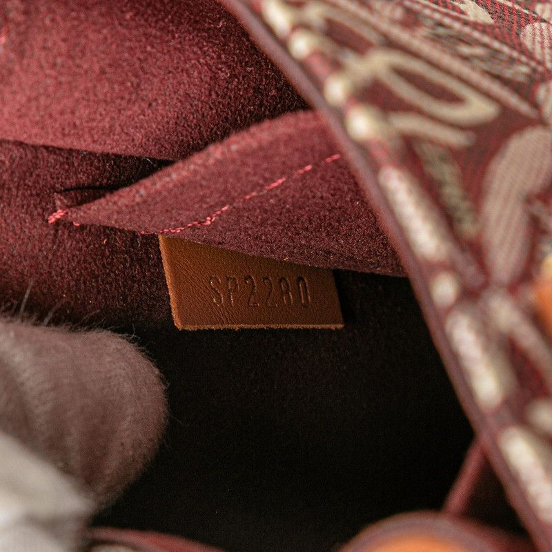 Louis Vuitton Monogram Jacquard Petite Sac Pla Handbag Shoulder Bag 2WAY M69846