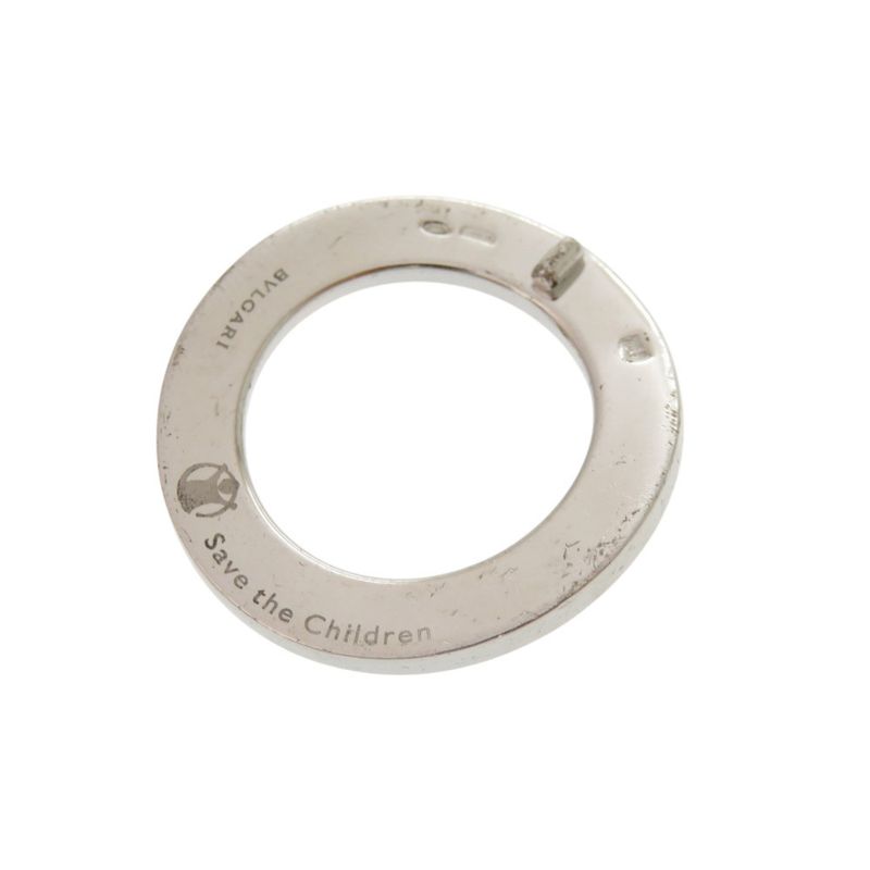 Bulgari Save The Children Necklace Top Silver 925 Accessories 0694 Bvlgari