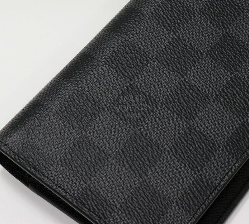 Louis Vuitton Zip Long Wallet With Coin Purse Damier Graphite Portefeuille