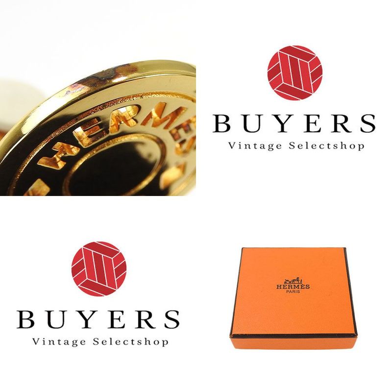 Hermes Earrings Serie 3strand Gold GP Plated Accessories Jewelry Small Accessori