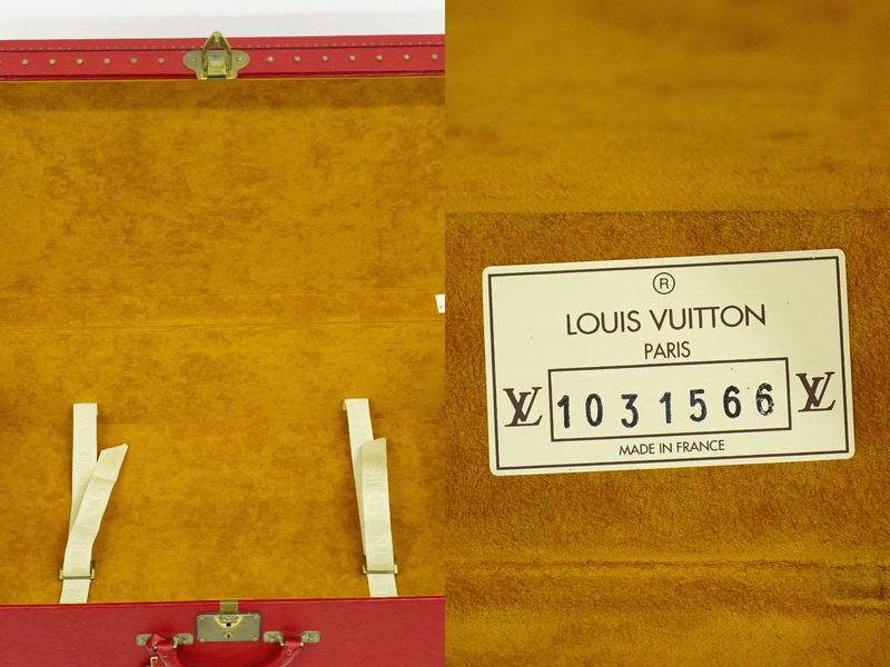 Authentic Louis Vuitton LV Arzeal 80 Epi Leather Trunk Travel Bag Handbag