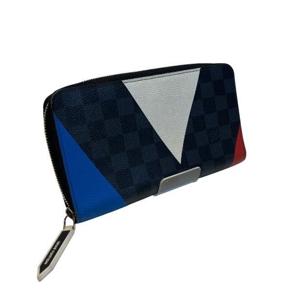 Louis Vuitton Damier 2017 America's Cup N41631 Round Zipper Bifold Wallet For