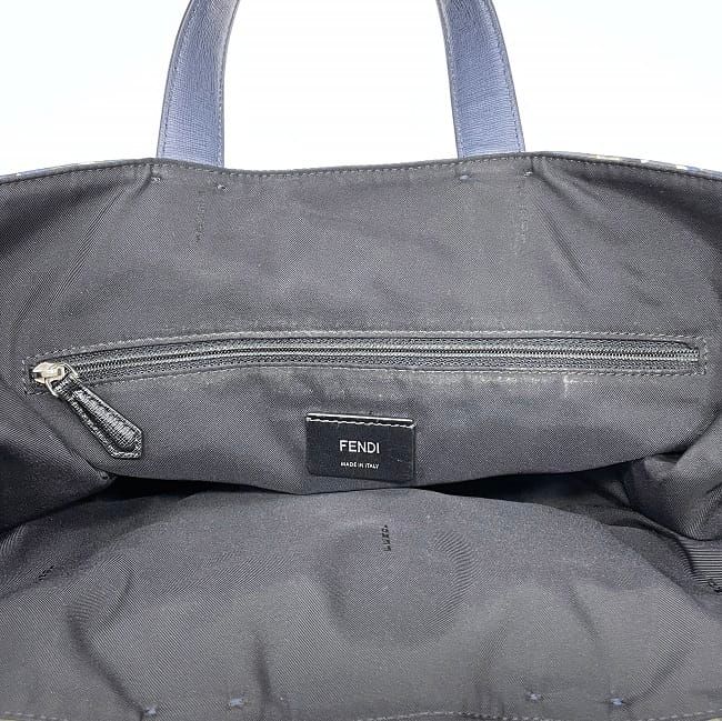 Fendi Tote Bag Navy 5WH 168 3355 Monster