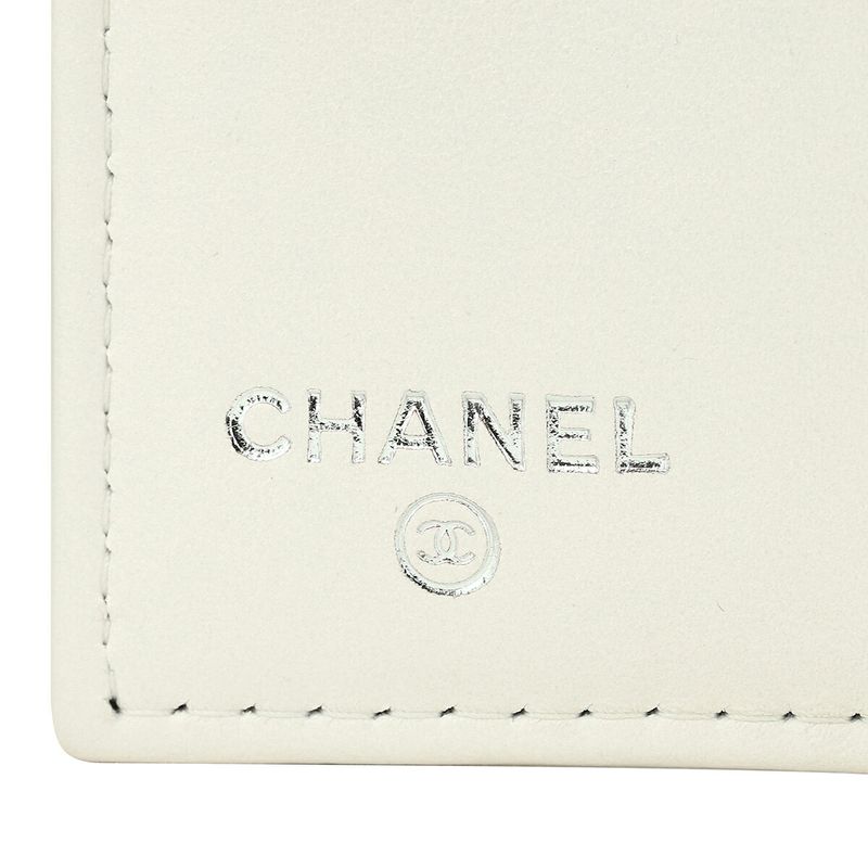 Chanel Bifold Wallet Small FLAP Wallet White