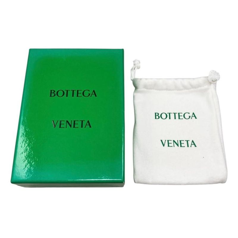 Bottega Veneta Trifold Wallet Maxi Intrecciato 651372 Leather Purple Gold