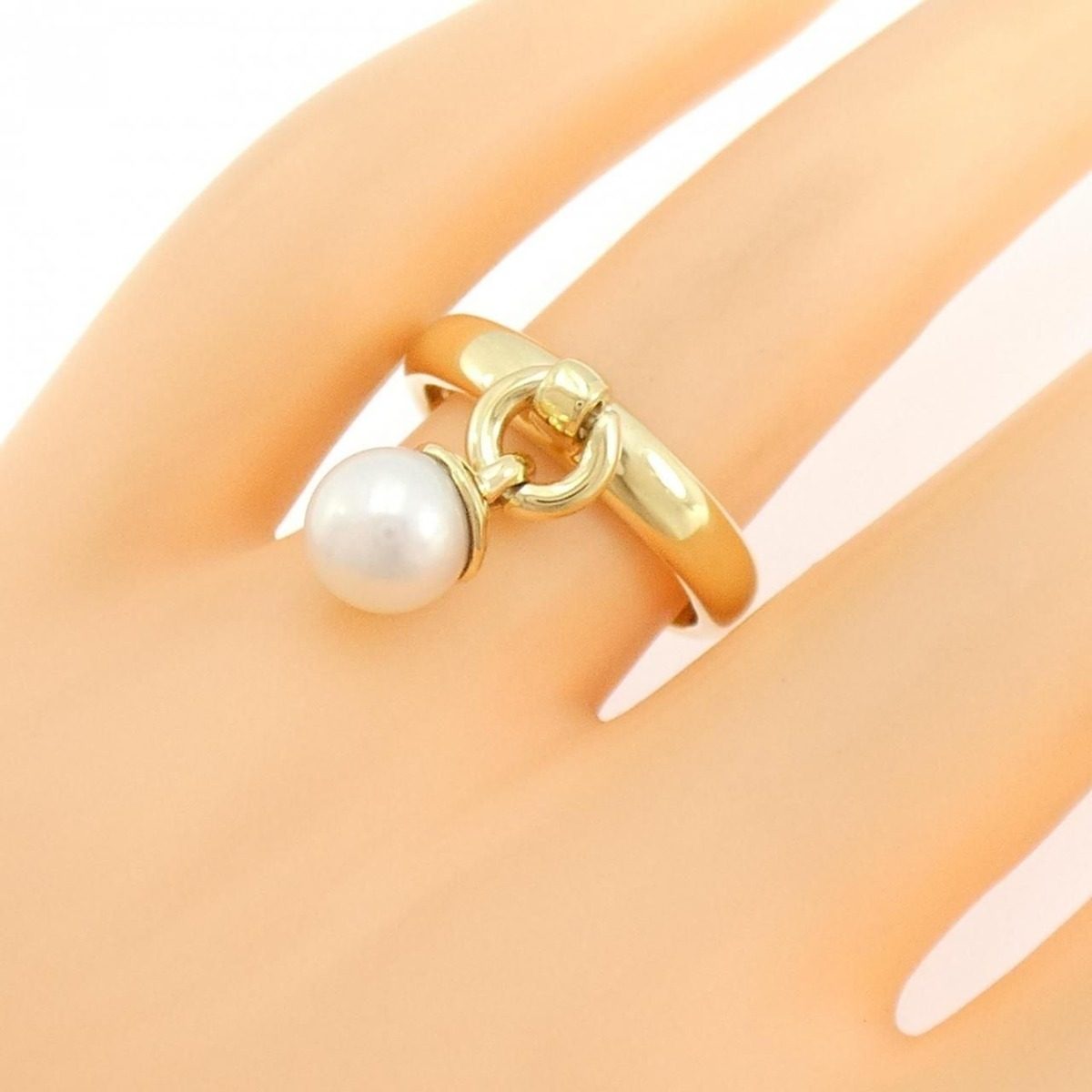 Tiffany & Co Vintage Akoya Pearl Ring — view 6