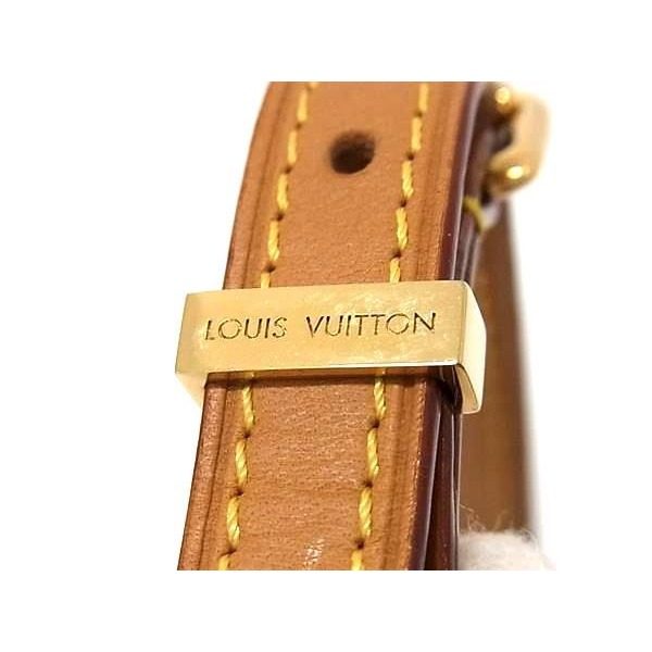 Louis Vuitton Collier Lockme Leather Choker Gold Necklace — view 4