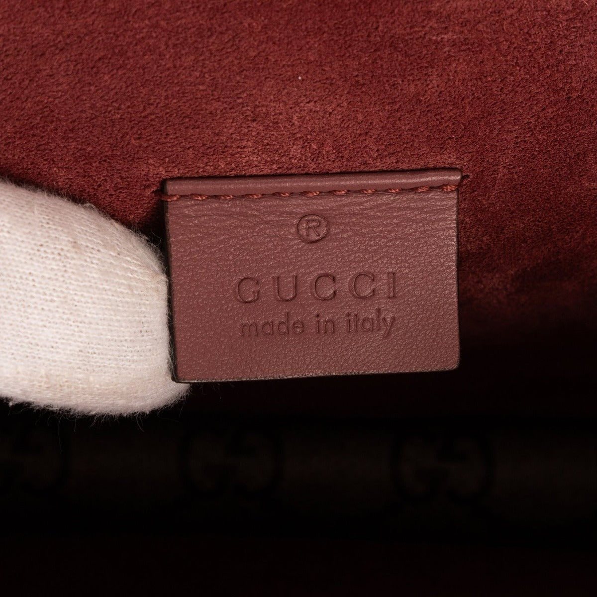 Gucci Blooms Dionysus Beige Burgundy Supreme Canvas Shoulder Bag — view 10