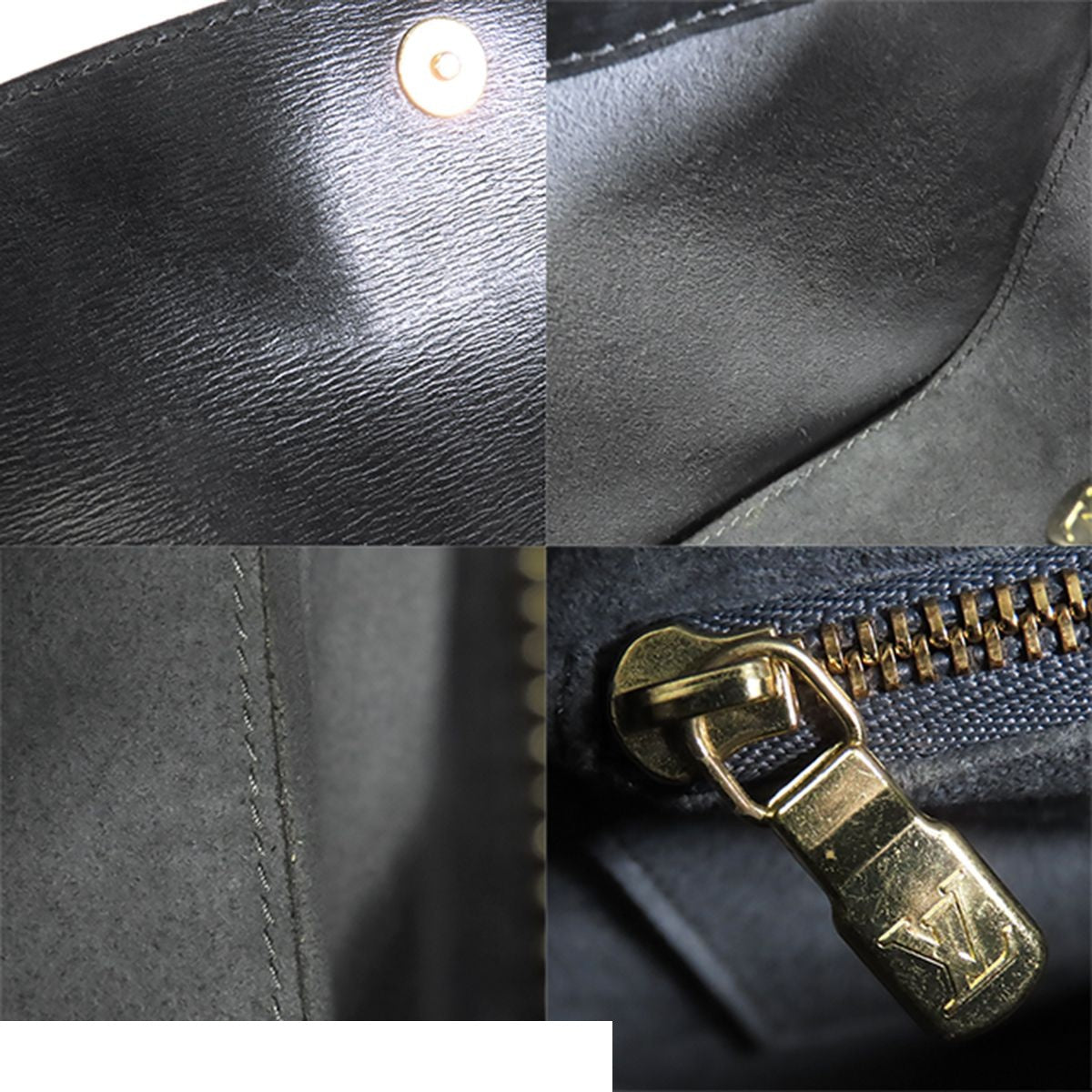 Louis Vuitton Buci Black Epi Leather Shoulder Bag — view 8