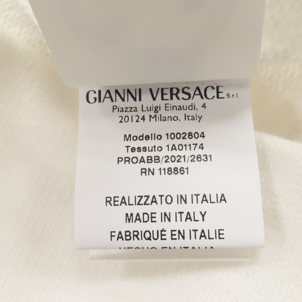 Versace Cotton Logo Design Long Sleeve Hoodie White 36 — view 10