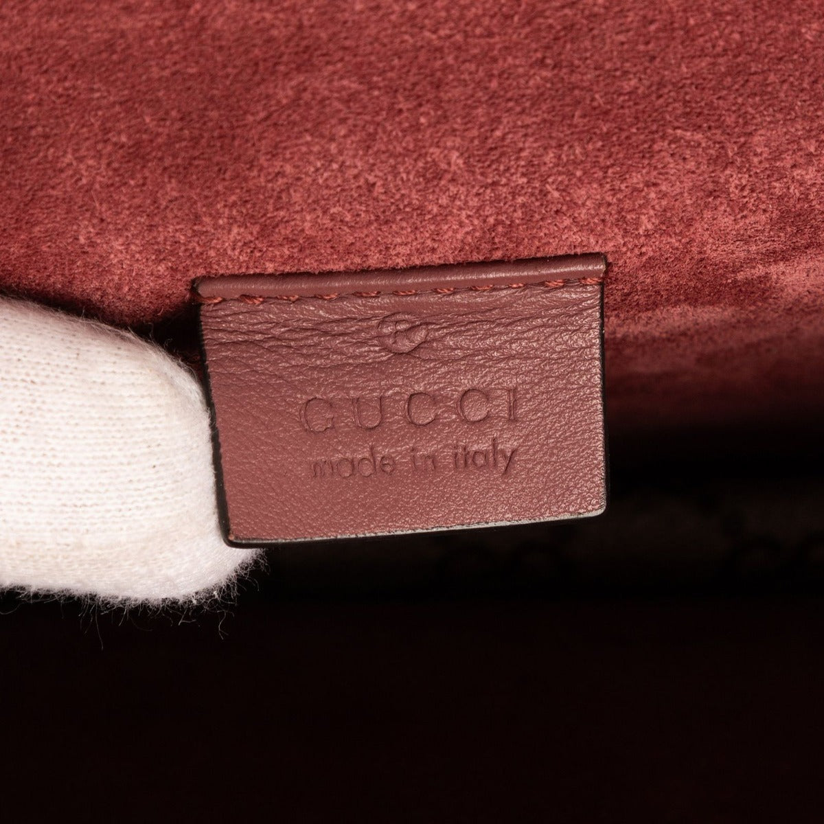 Gucci Blooms Dionysus Beige Burgundy Supreme Canvas Shoulder Bag — view 10