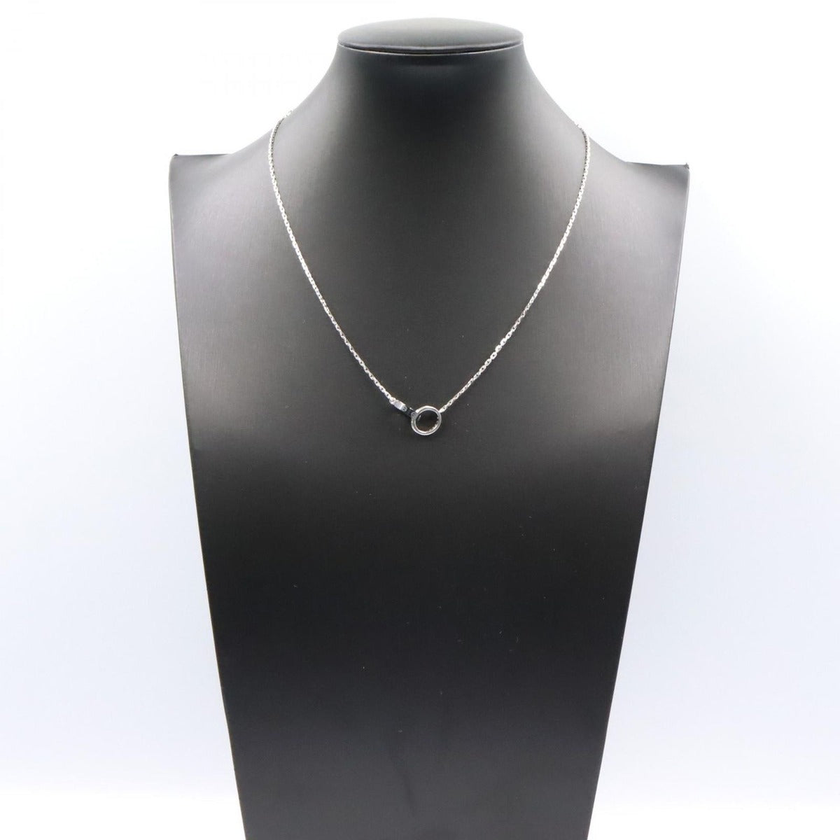 Cartier Necklace Baby Love Ceramic Diamond Silver Black. Clear — view 6