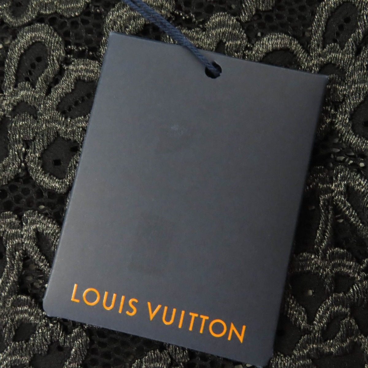 Louis Vuitton Floral Lace Short Sleeve Top Black 36 — view 9