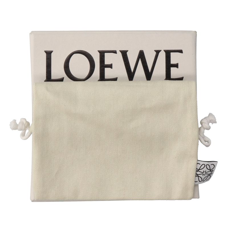 Loewe Anagram Key Holder C821232x02 Calf Brass Ladies Silver