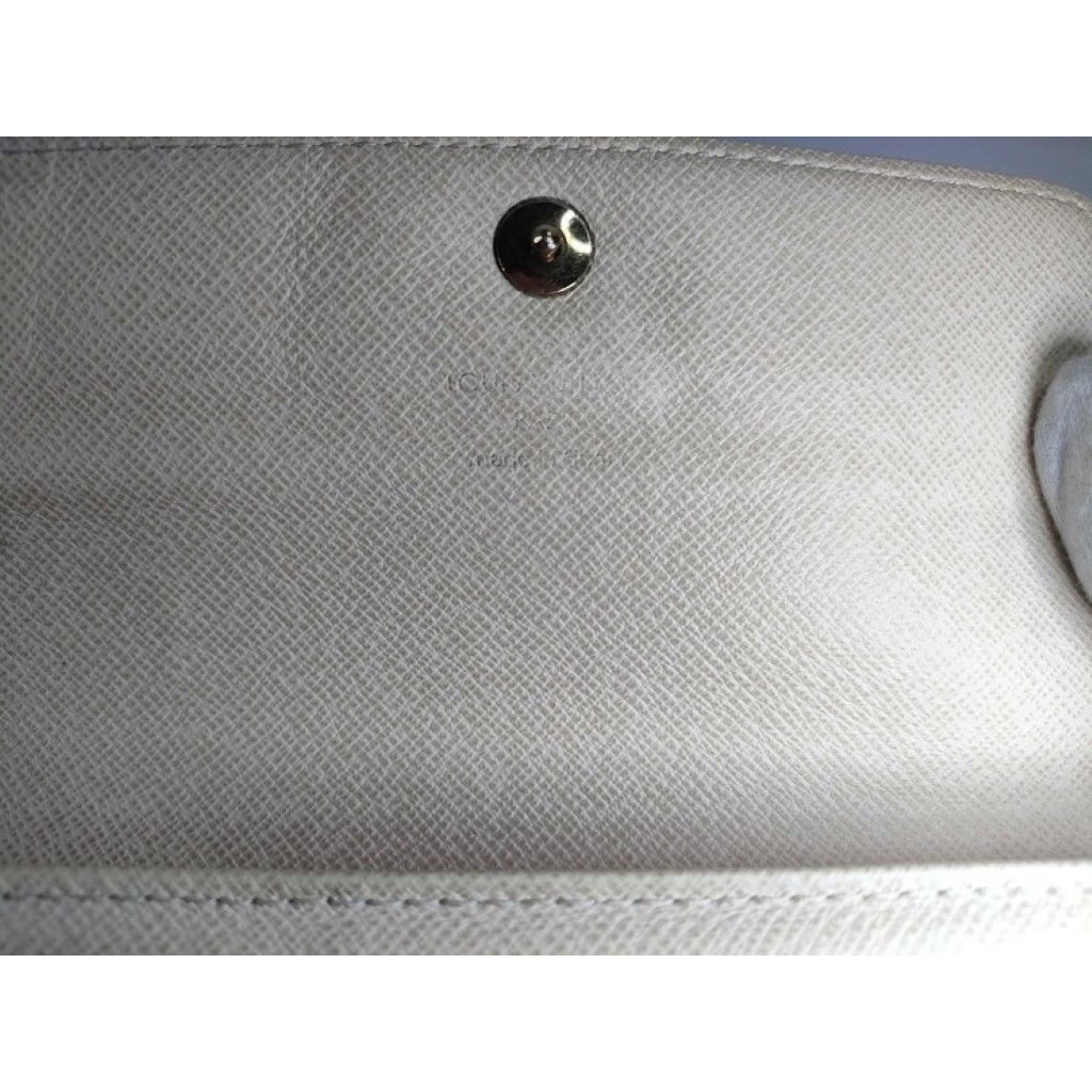 Louis Vuitton Trifold Wallet Portefeuille Alexandra Azur Damier Gold — view 10