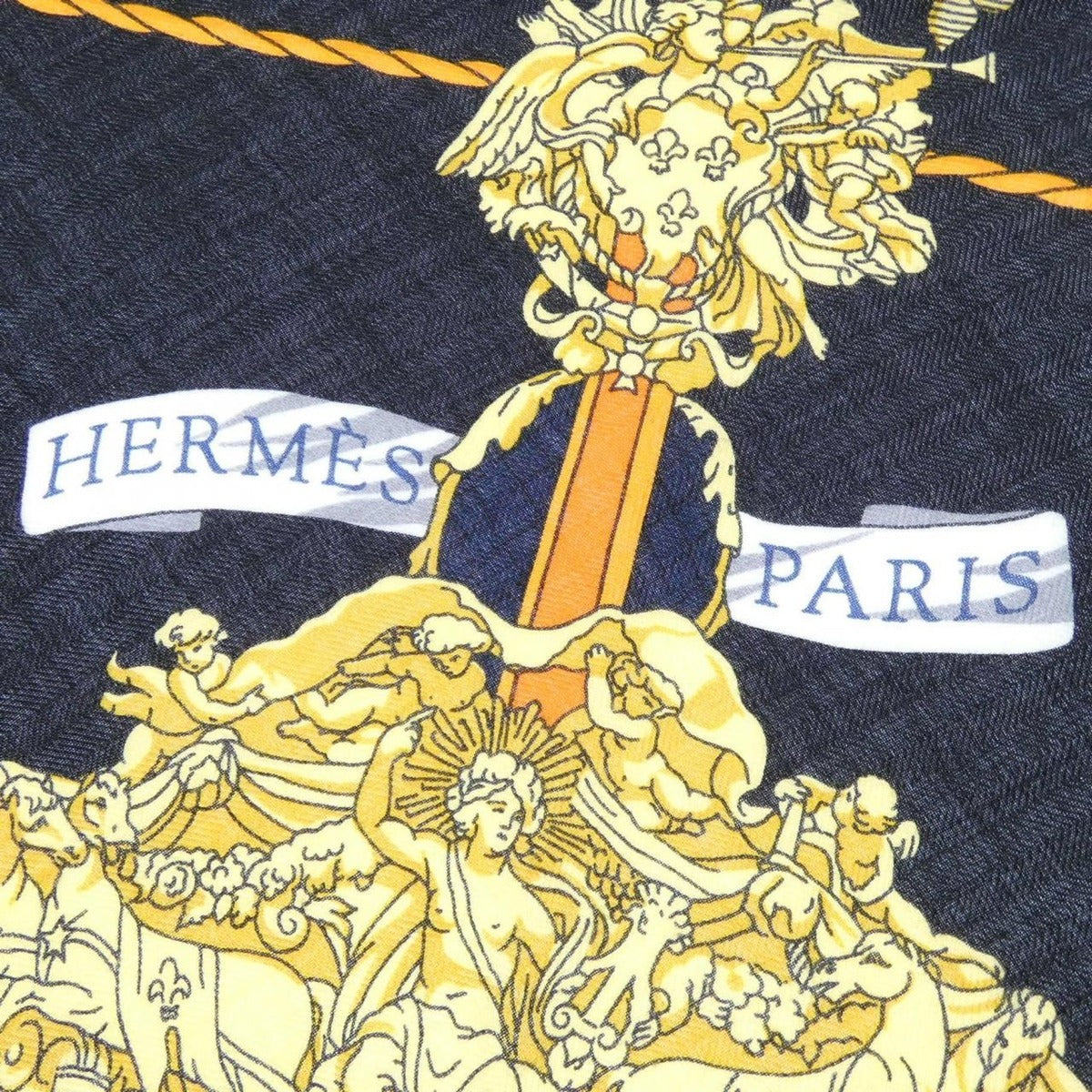 Hermes la Reale Triangle Jean Shawl Scarf — view 5