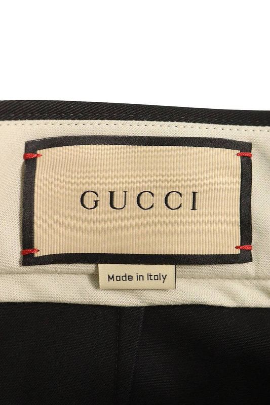 Gucci 776978 Zapro Logo Patch Wide Logo Cargo Long Pants Men 50