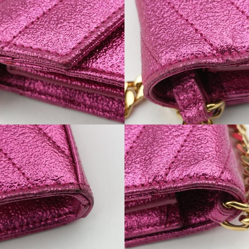 Yves Saint Laurentyves Saint Laurentmonogram Pink Leather 360452 Ybl3604520714