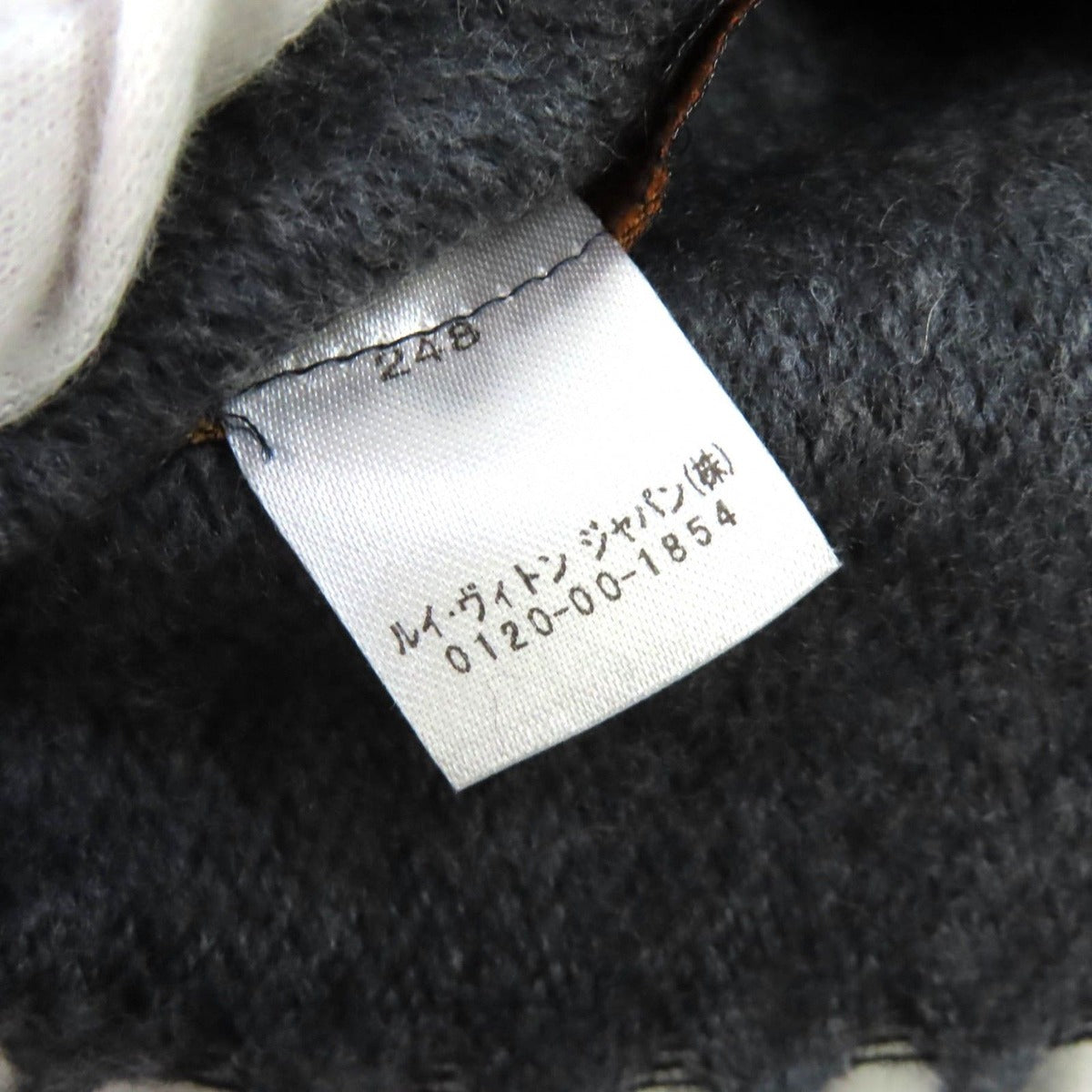 Louis Vuitton Echarpe Monogram Gradient Cashmere Wool Scarf Noir Black — view 7
