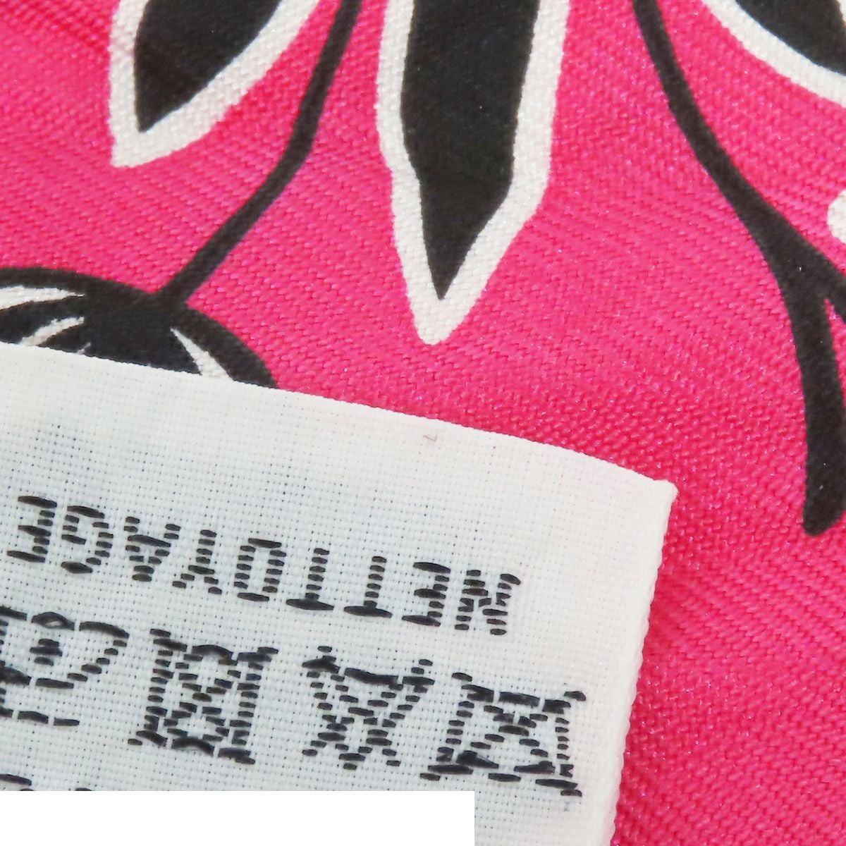 Hermes Twilly Pink Silk Leopard Bandana Scarf — view 8