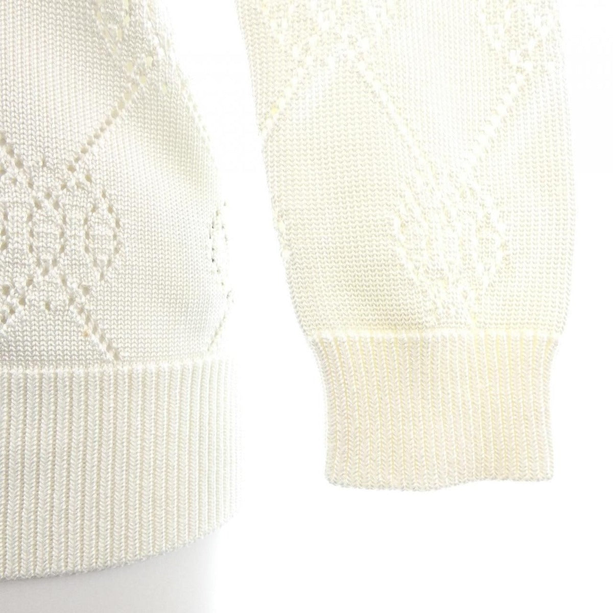Hermes Lift Cardigan White 36 Translucency — view 6
