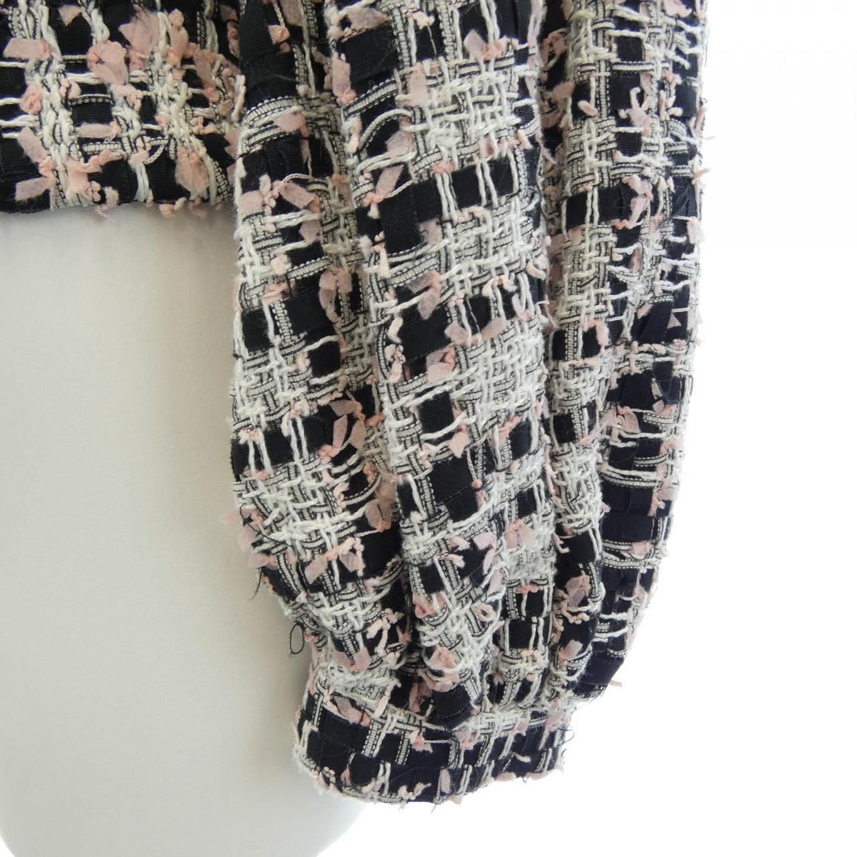 Chanel Jacket Black 34 White Pink — view 7