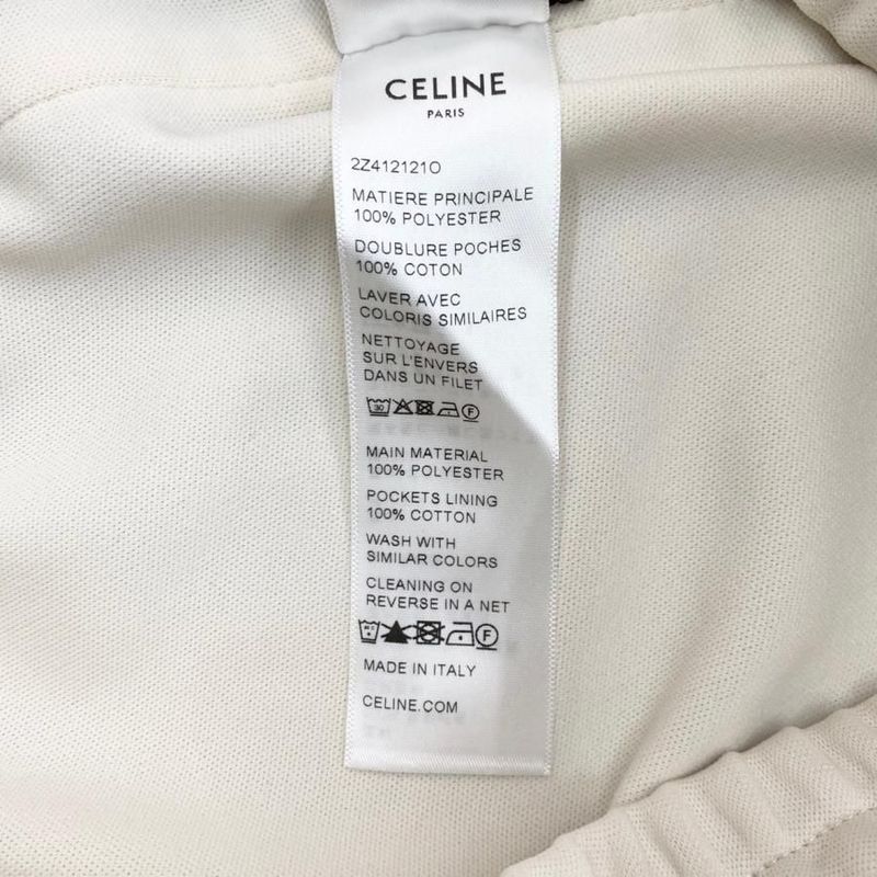 Celine by Hedi Slimane Jersey Double Face Tracksuit Pants 2z412121o M Size Logo