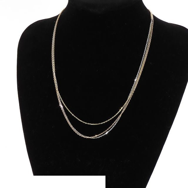 Cartier Three Gold Triple Chain Necklace — view 7