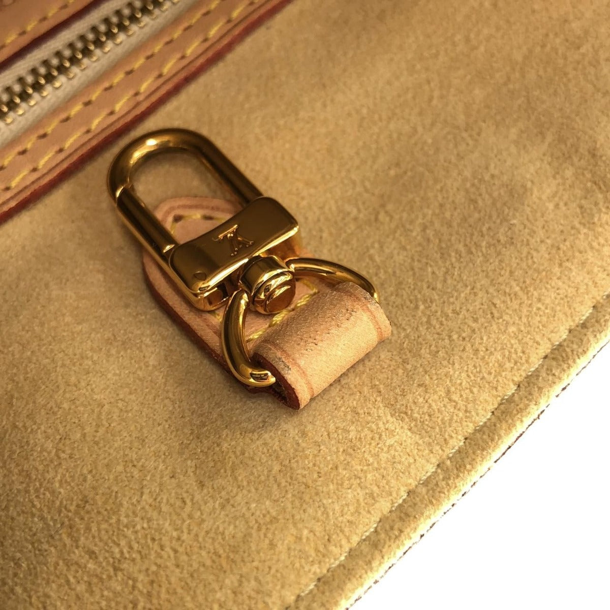 Louis Vuitton Damier Azur Hampstead PM Bag Gold — view 9