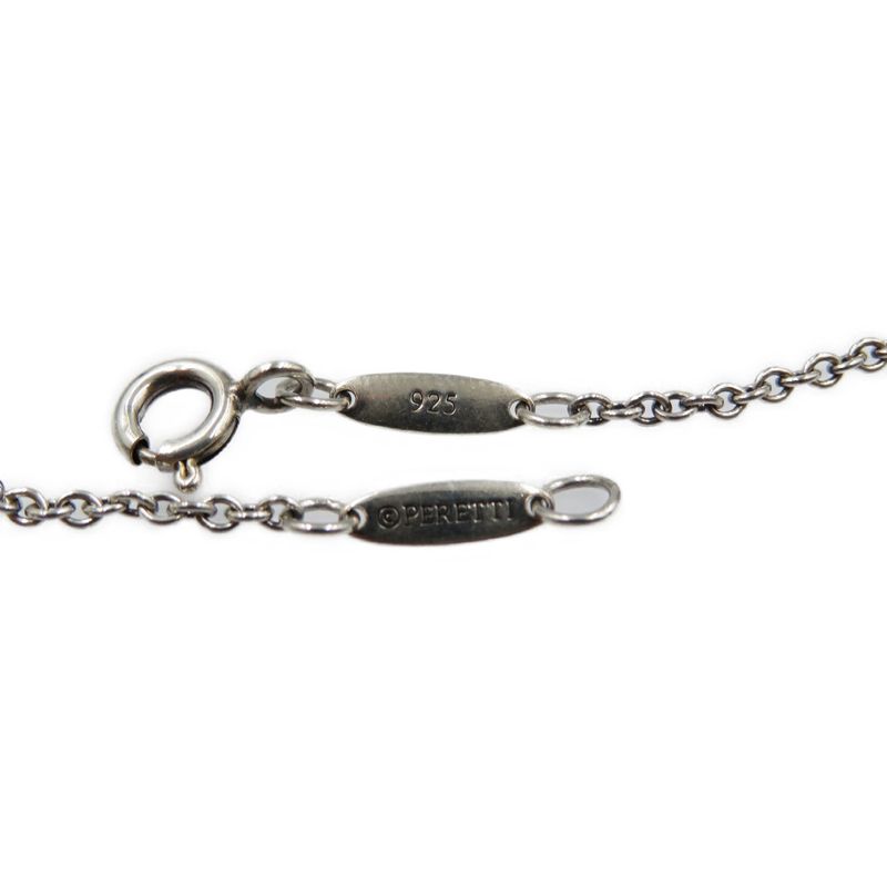 Tiffany & Co Open Heart Elsa Peretti 925 Silver Necklace 0071 Tiffany & Co