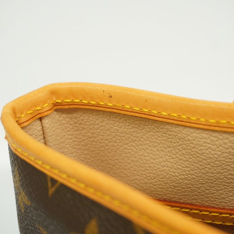 Louis Vuitton Tote Bag Monogram Bucket PM M42238 Brown Ladies